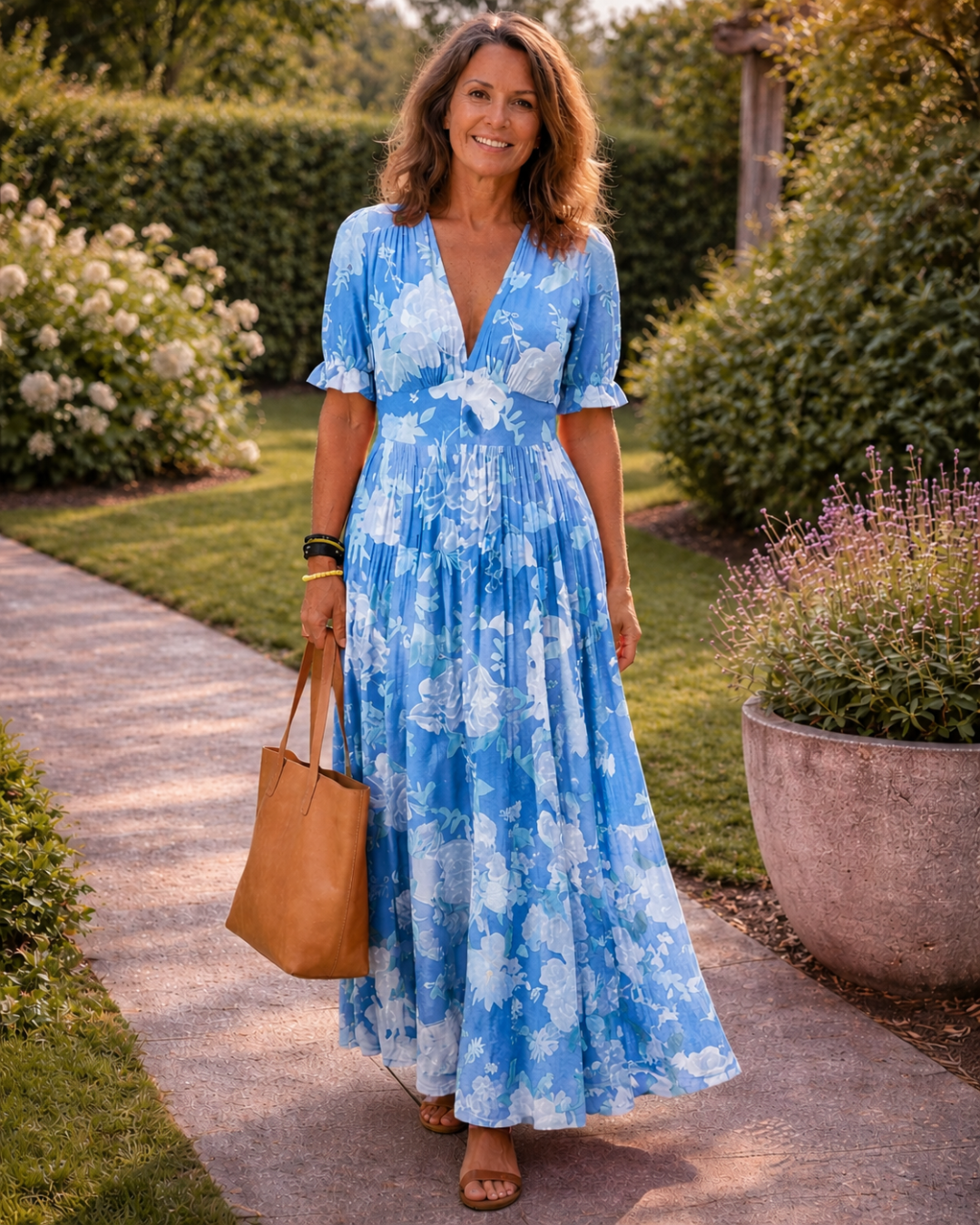 ROME | FLORAL MAXI DRESS FOR WOMEN