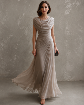 Jenna | Draped Maxi Dress