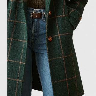 KAITLYN | ELEGANT CHECKED COAT