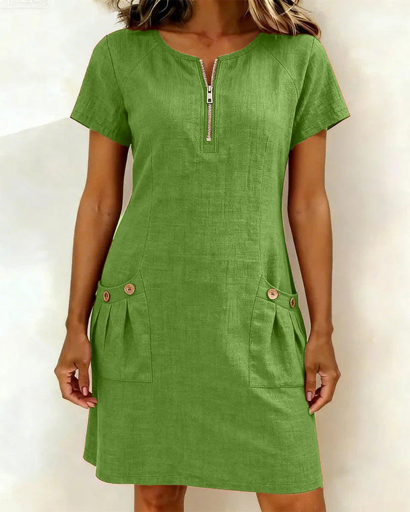 Lina | Effortless A-Line Dress - Image 2