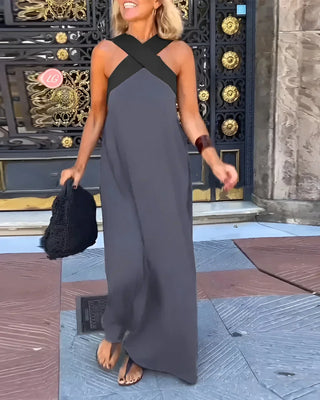 Quirine | Wrap-Front Maxi Dress