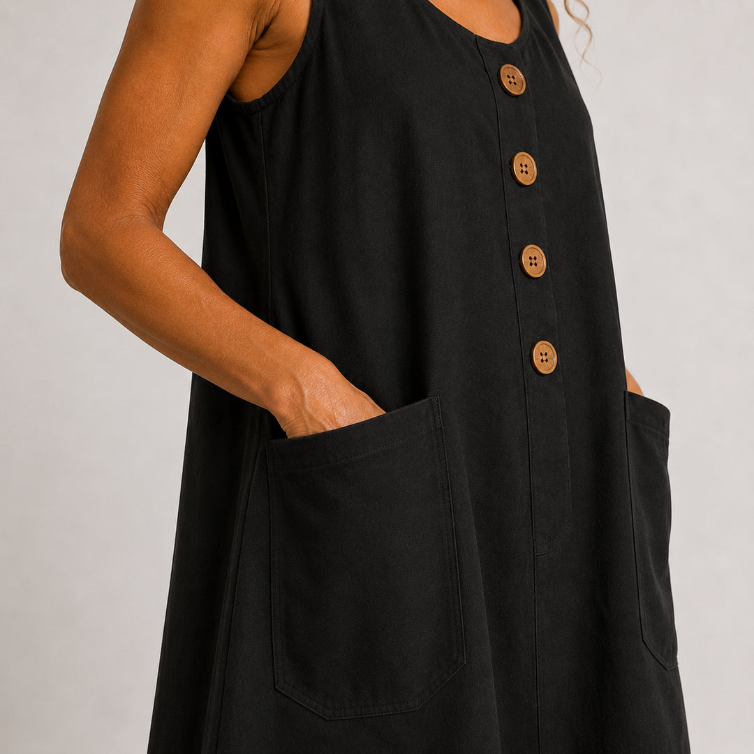 Maud cotton linen dress image 10