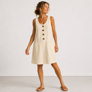 Maud cotton linen dress image 3