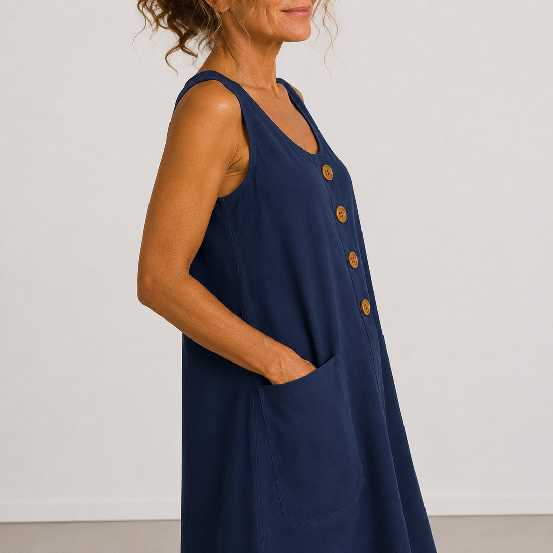 Maud cotton linen dress image 6