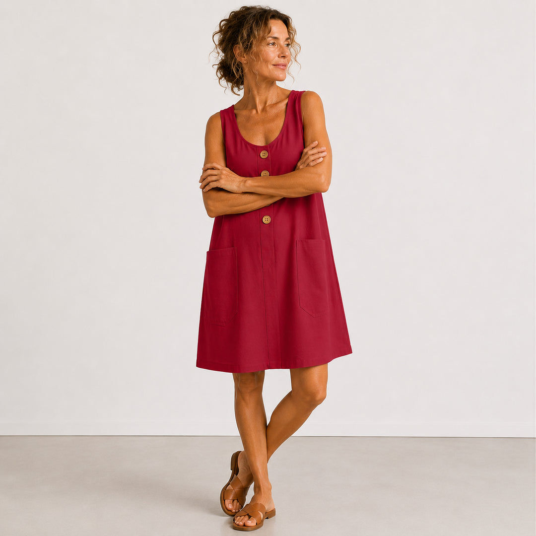 Maud cotton linen dress image 7