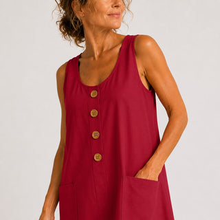 Maud cotton linen dress image 8