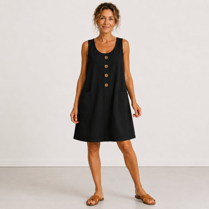 Maud cotton linen dress image 9