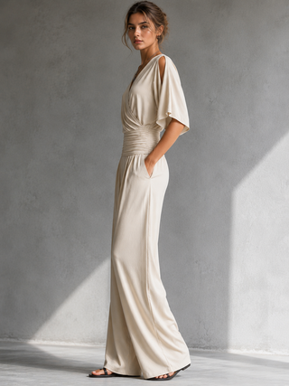Mia | Elegant Draped Jumpsuit - Image 3