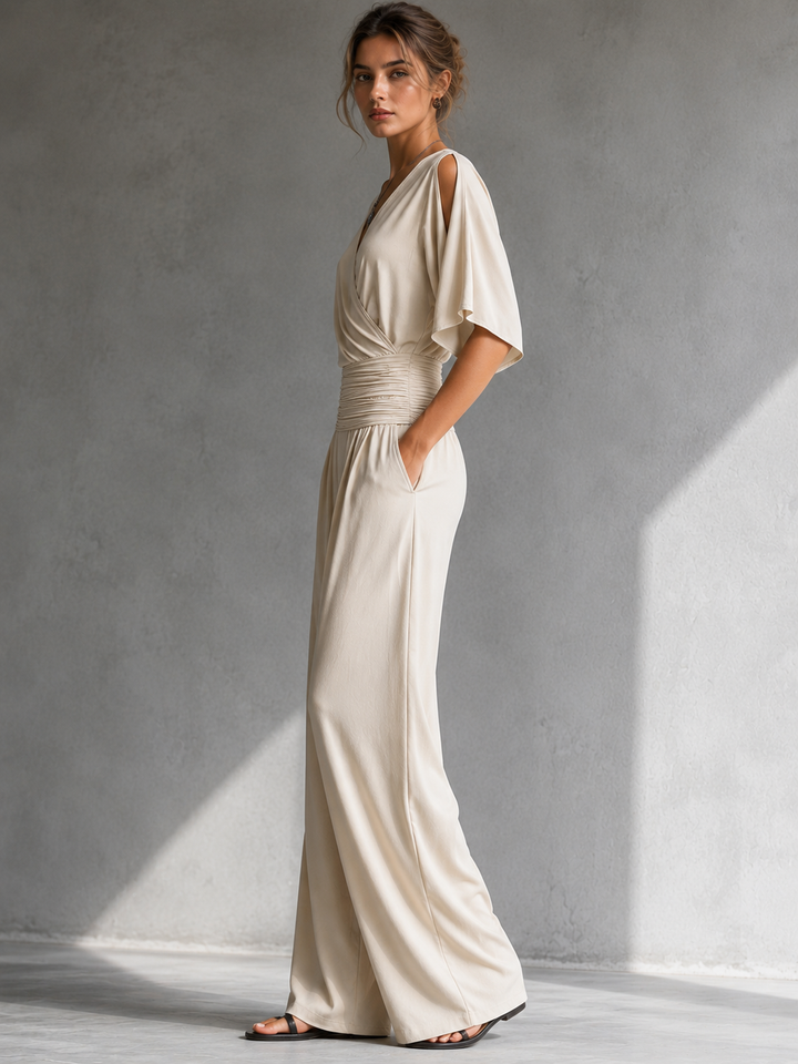 Mia | Elegant Draped Jumpsuit - Image 3