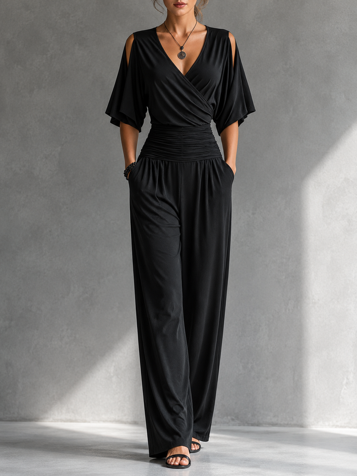 Mia | Elegant Draped Jumpsuit - Image 8