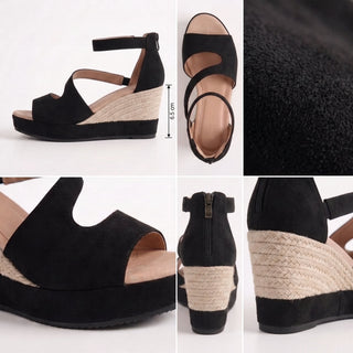 Monica | Espadrille Wedge Sandals - Image 3