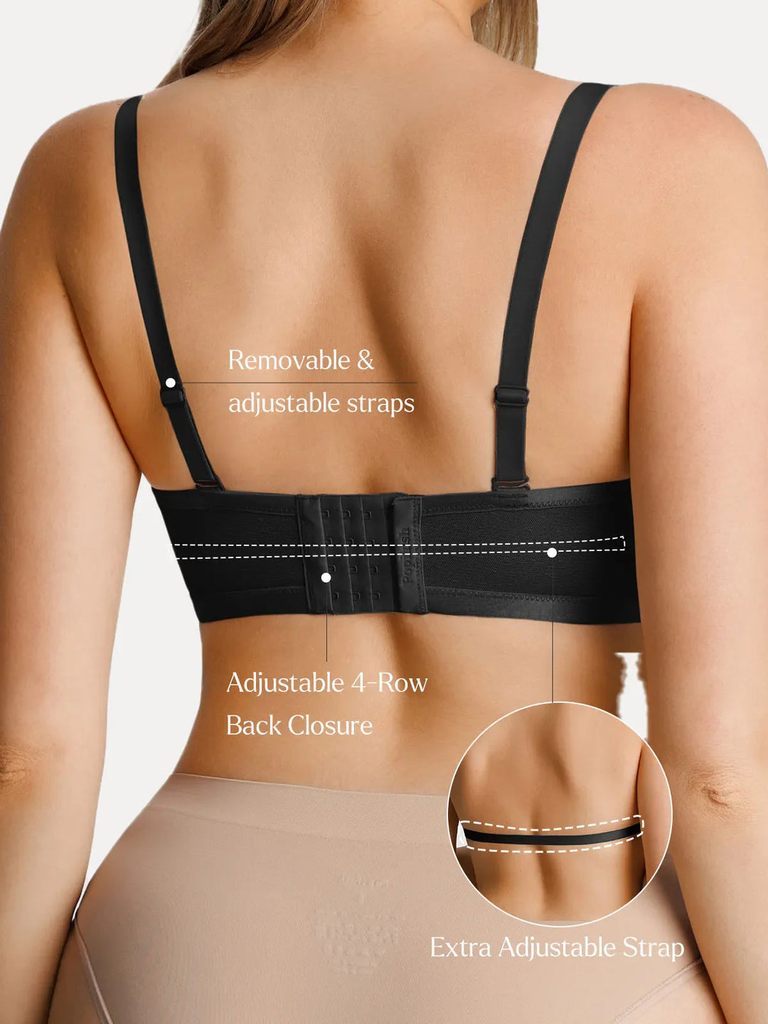 Nadia Strapless Minimizer Bra