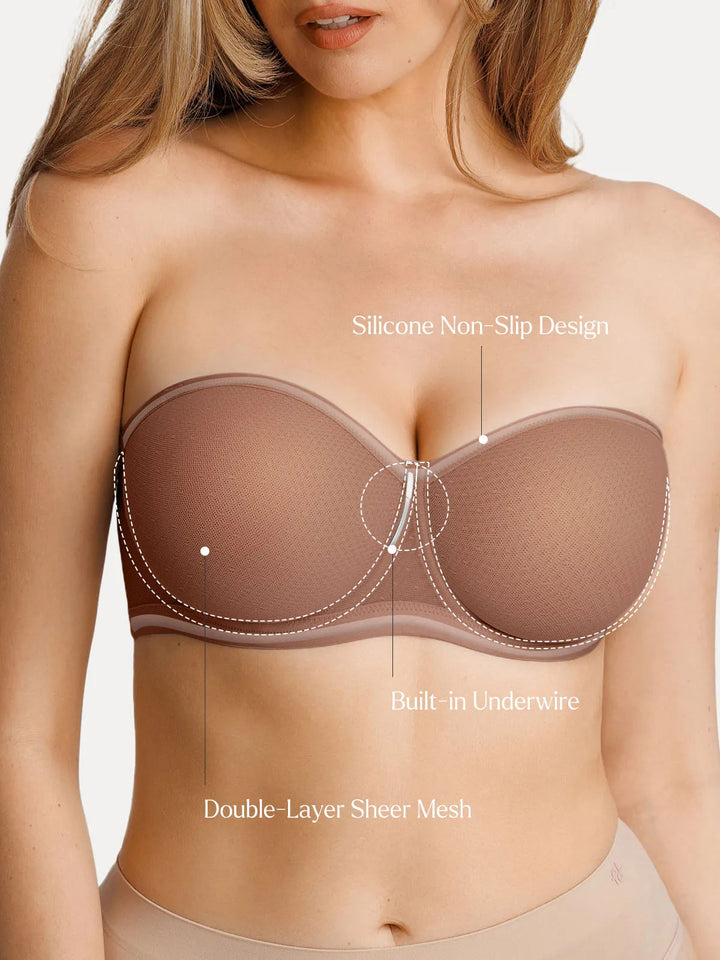 Nadia Strapless Minimizer Bra