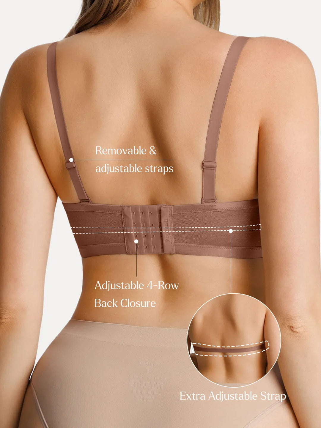 Nadia Strapless Minimizer Bra