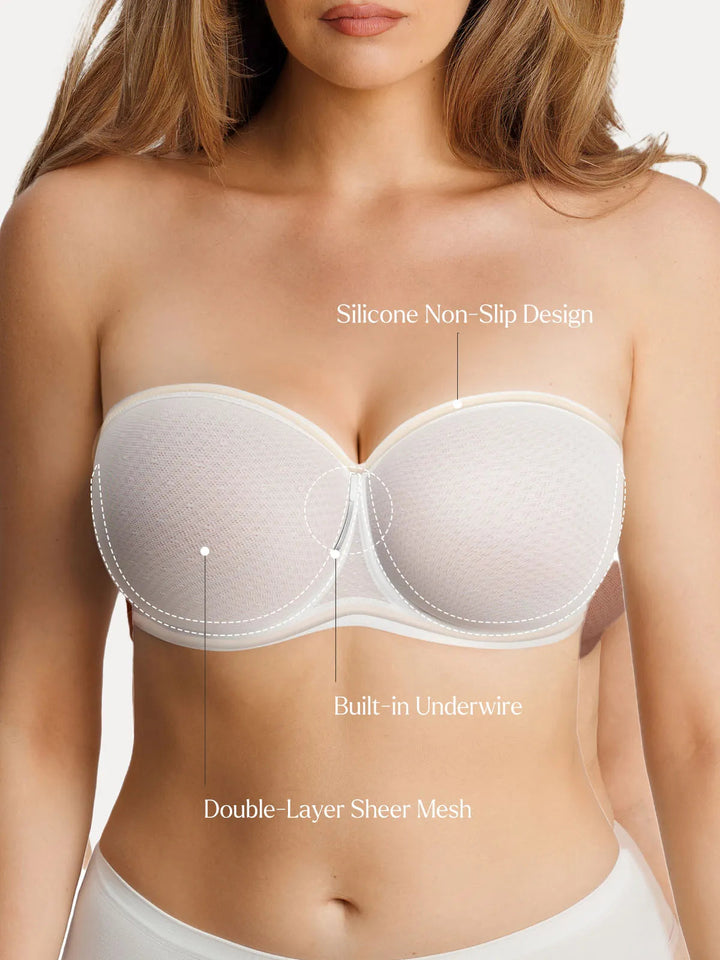 Nadia Strapless Minimizer Bra