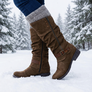 BONNIE | KNIT-CUFF BOOTS FOR WOMEN