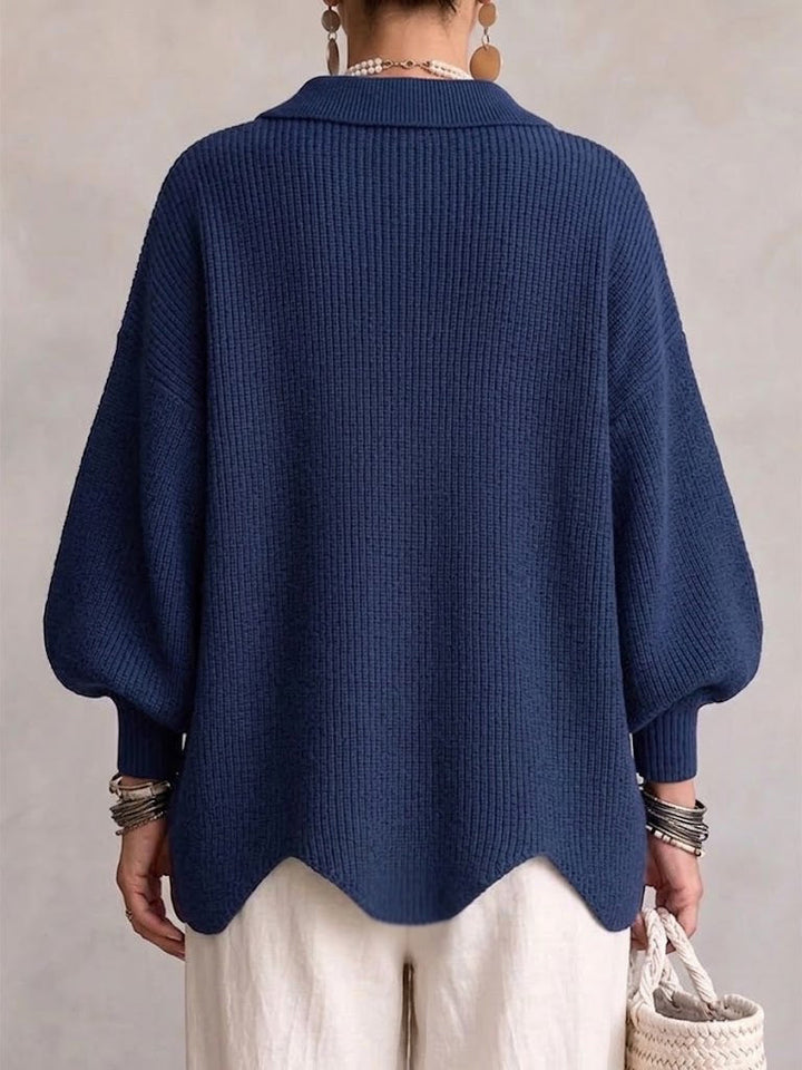 ISADORA | OVERSIZED COLLARED CARDIGAN
