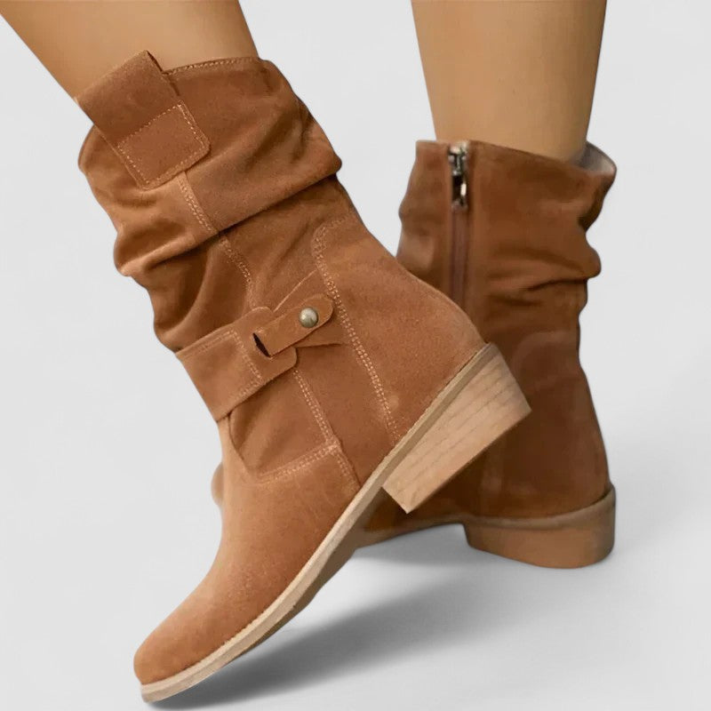 ELYSE | SLOUCH-STYLE WESTERN BOOTS