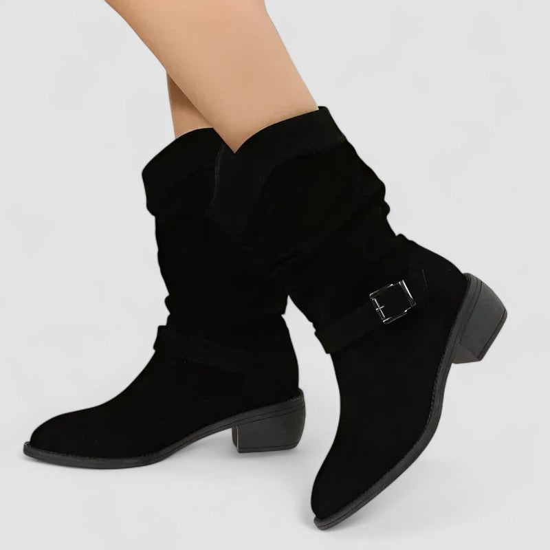 ELYSE | SLOUCH-STYLE WESTERN BOOTS