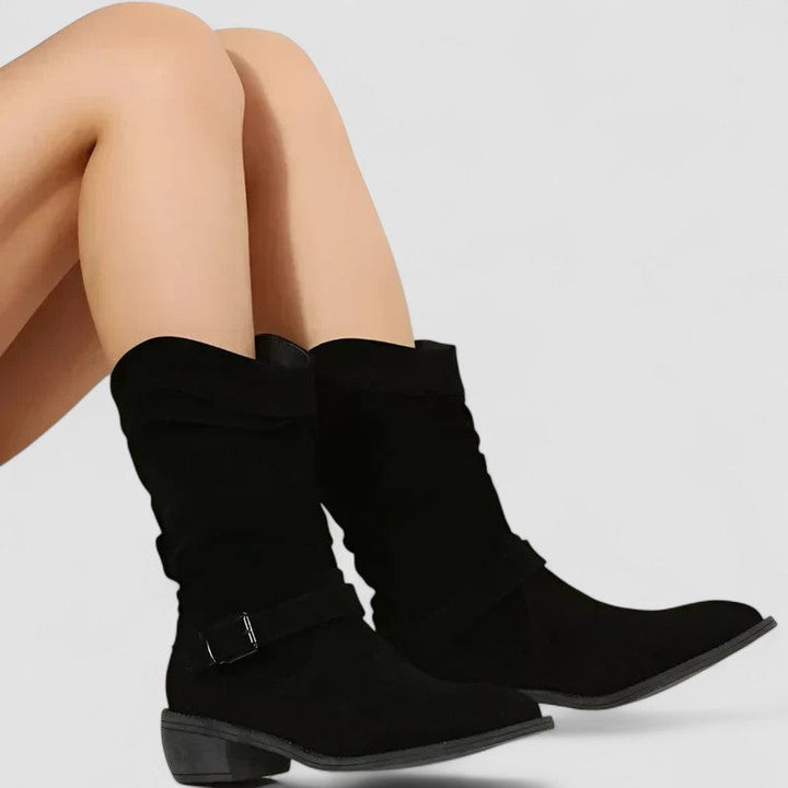ELYSE | SLOUCH-STYLE WESTERN BOOTS