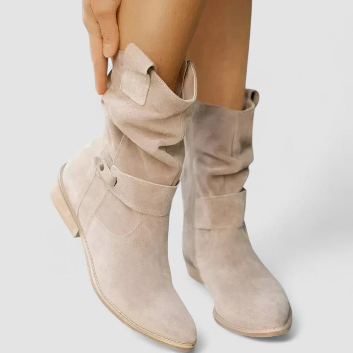 ELYSE | SLOUCH-STYLE WESTERN BOOTS