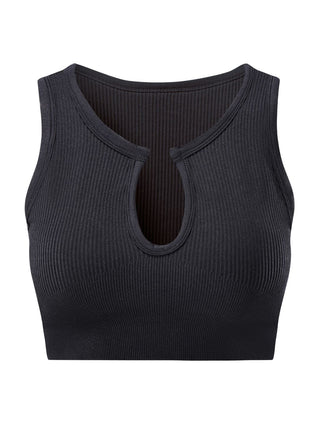 Remi Shape-Up Crop Top - Black