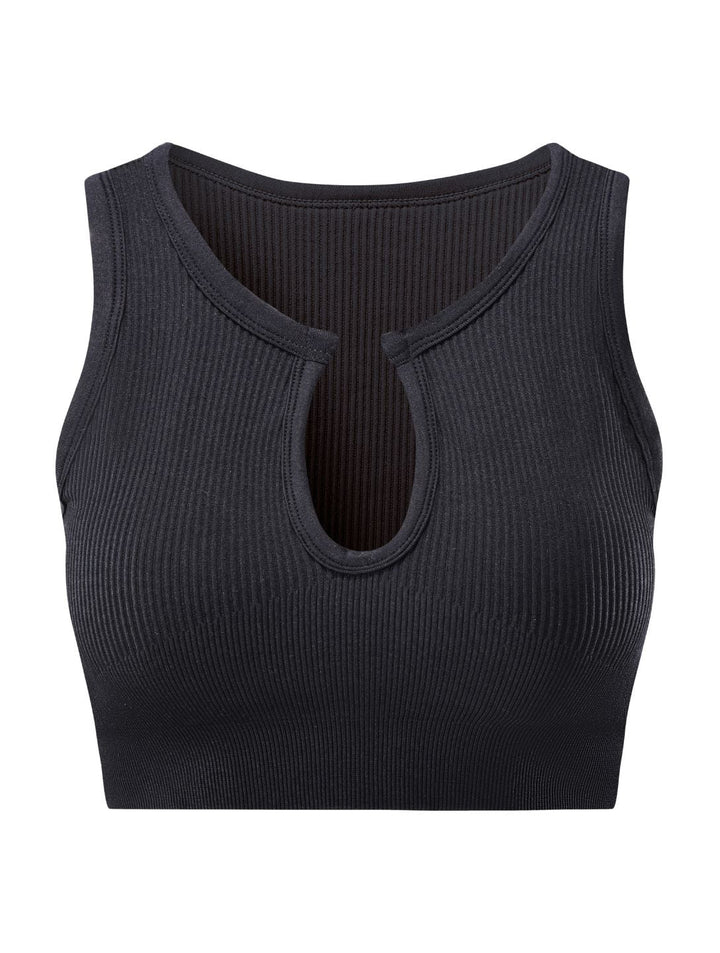 Remi Shape-Up Crop Top - Black