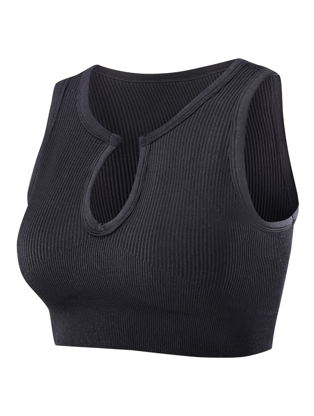 Remi Shape-Up Crop Top - Black