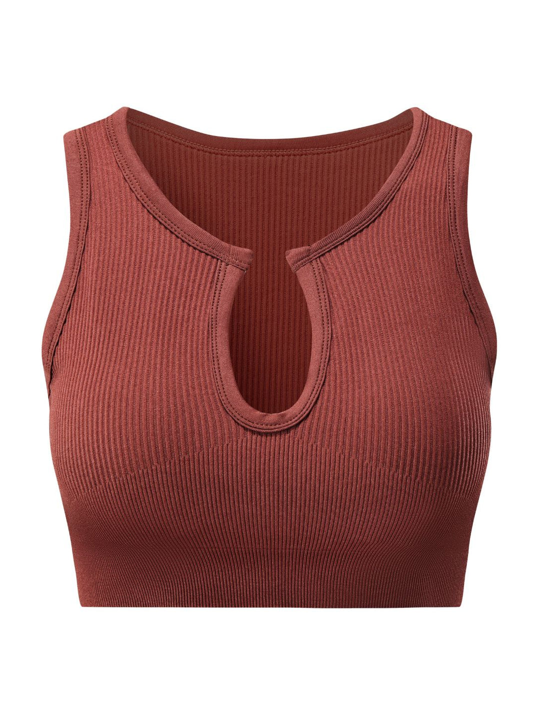 Remi Shape-Up Crop Top - Brown