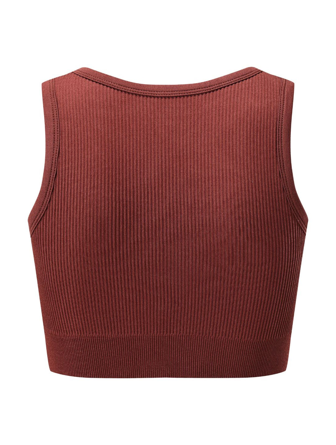 Remi Shape-Up Crop Top - Brown