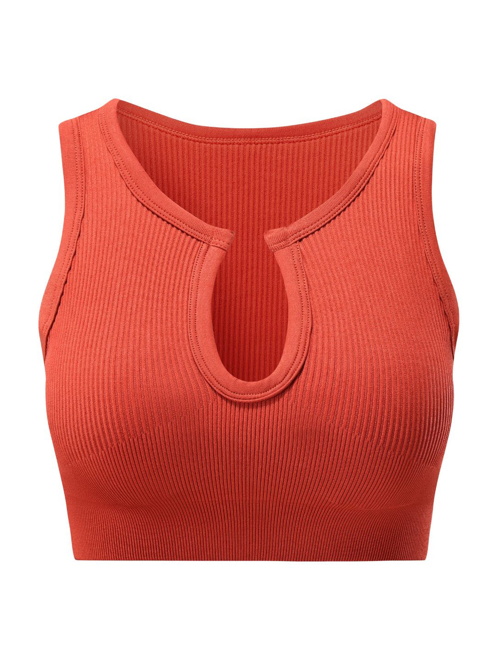 Remi Shape-Up Crop Top - Dark Orange