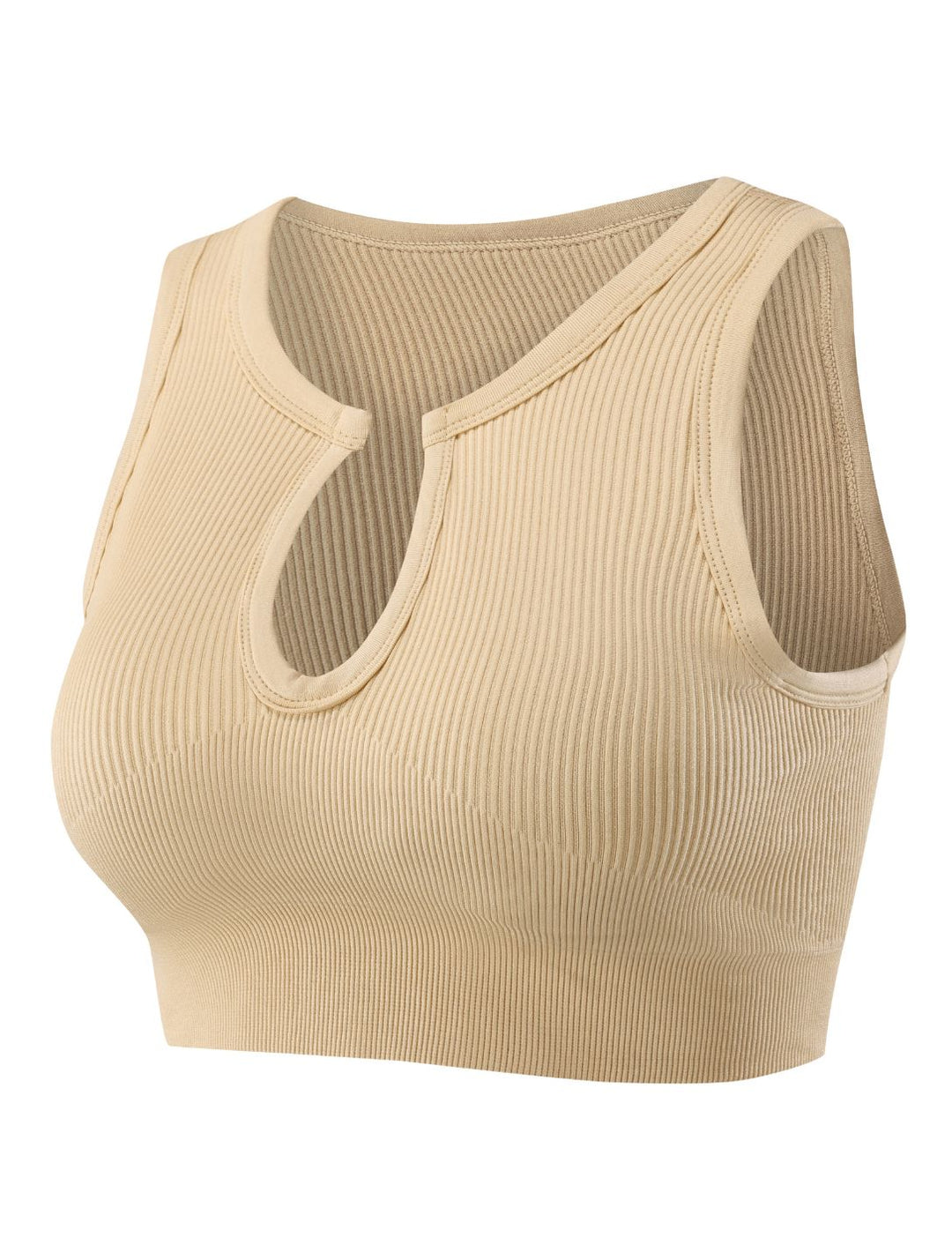 Remi Shape-Up Crop Top - Beige