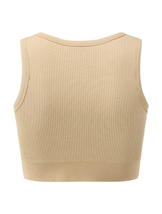 Remi Shape-Up Crop Top - Beige