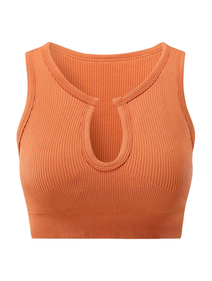 Remi Shape-Up Crop Top - Orange