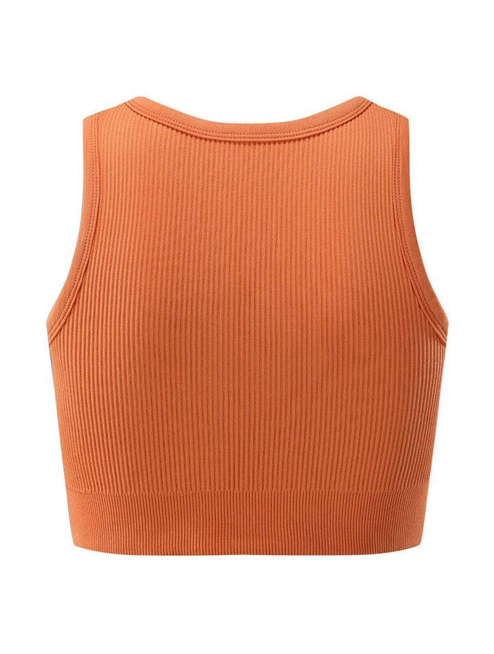 Remi Shape-Up Crop Top - Orange