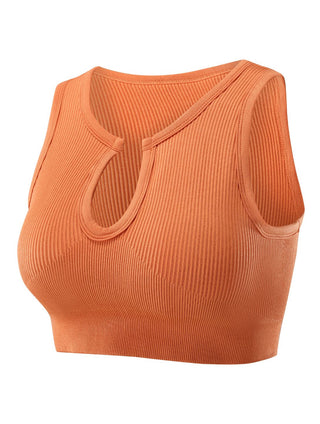 Remi Shape-Up Crop Top - Orange
