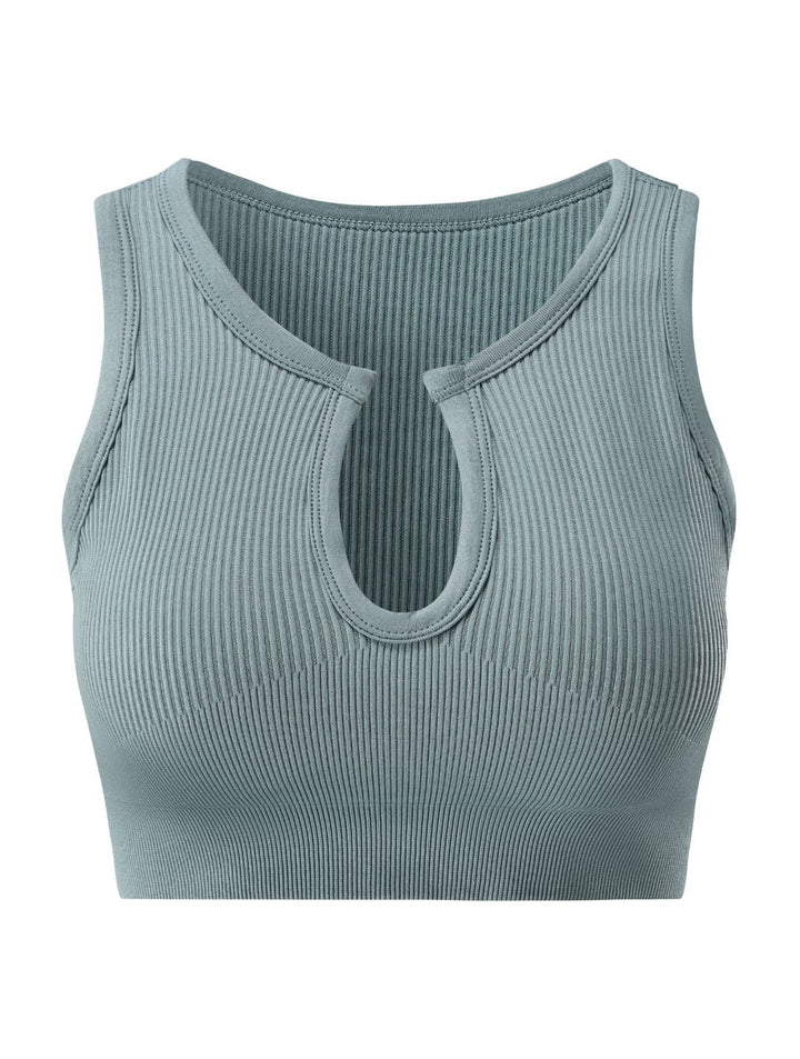 Remi Shape-Up Crop Top - Cool Teal