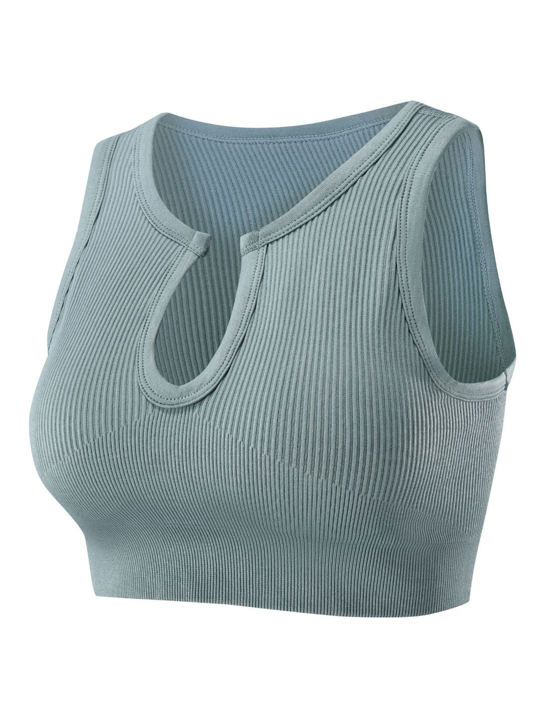 Remi Shape-Up Crop Top - Cool Teal