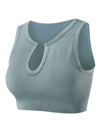 Remi Shape-Up Crop Top - Cool Teal
