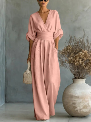 Eliane | V-Neck Jumpsuit
