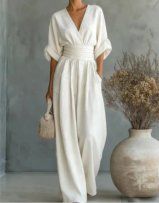 Élise – Elegant Flowing Jumpsuit