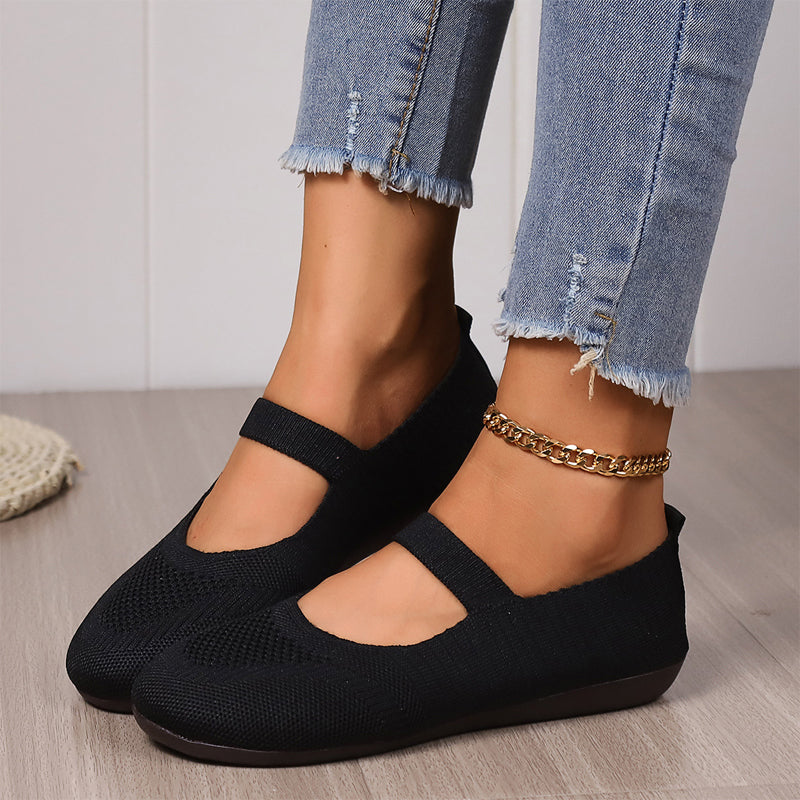 VALERIE | KNIT BALLET FLATS