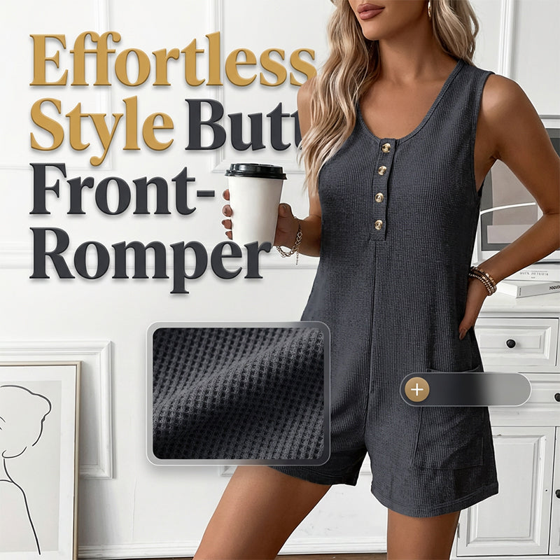 Sloane | Button-Front Romper