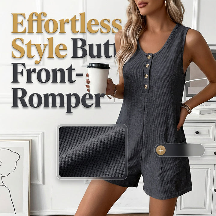 Sloane | Button-Front Romper
