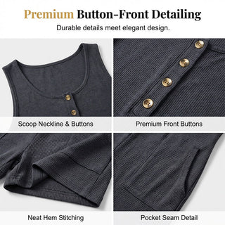Sloane | Button-Front Romper