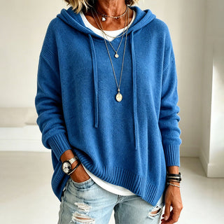 KITSIE | HOODED KNIT SWEATER