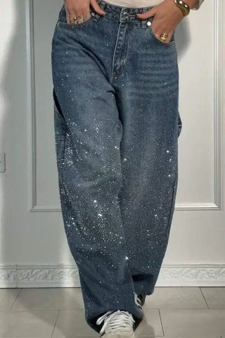 Nova | Sparkle Wide-Leg Jeans