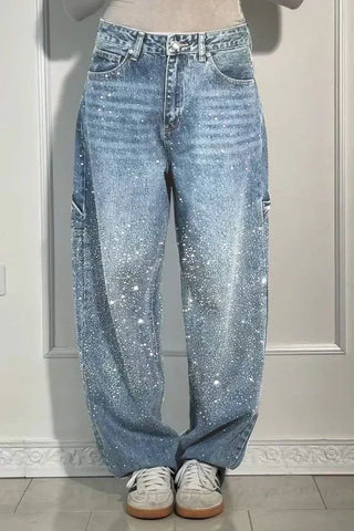 Nova | Sparkle Wide-Leg Jeans