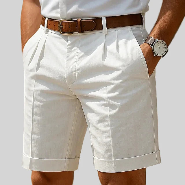 Varel | Pleated Bermuda Shorts - Image 1