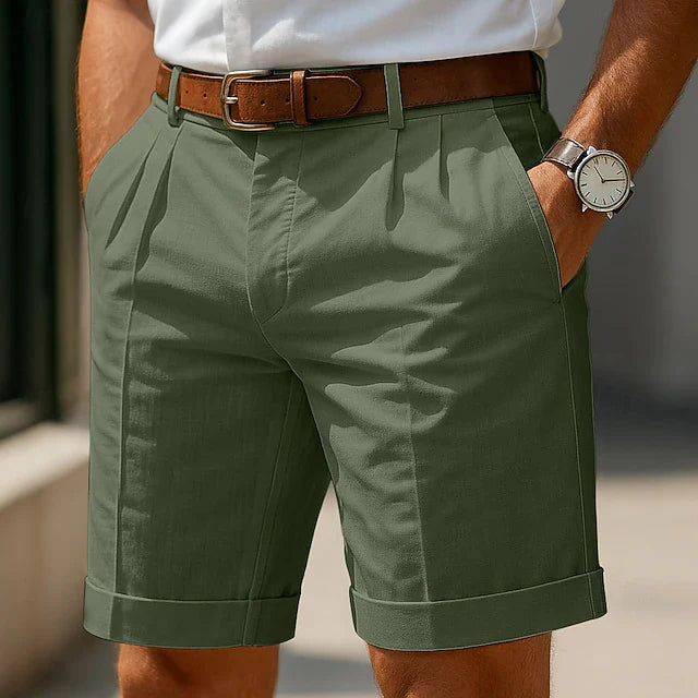 Varel | Pleated Bermuda Shorts - Image 3